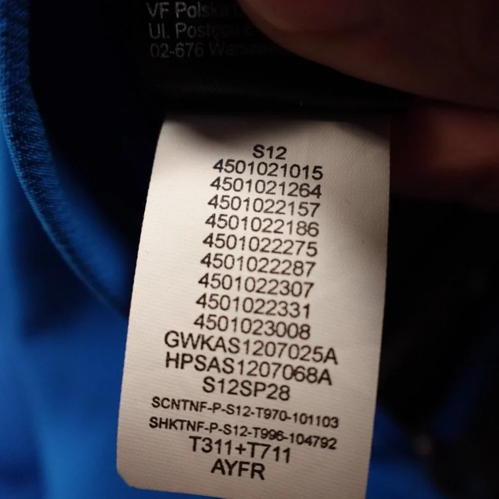 The North Face Summit Series Softshell‎ Jacket Blue/Gray Men’s Size Large